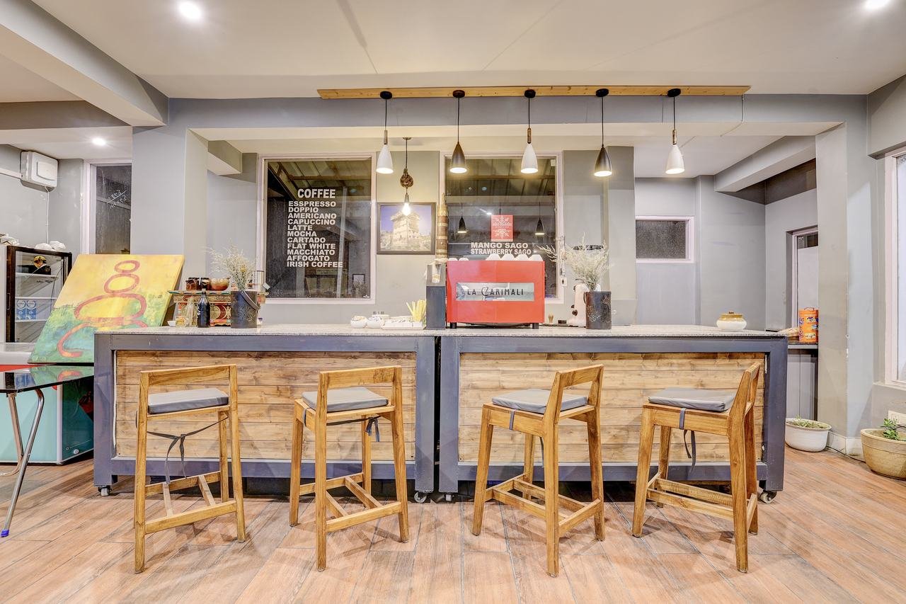 Oven Xpress cafe counter at Utpala House