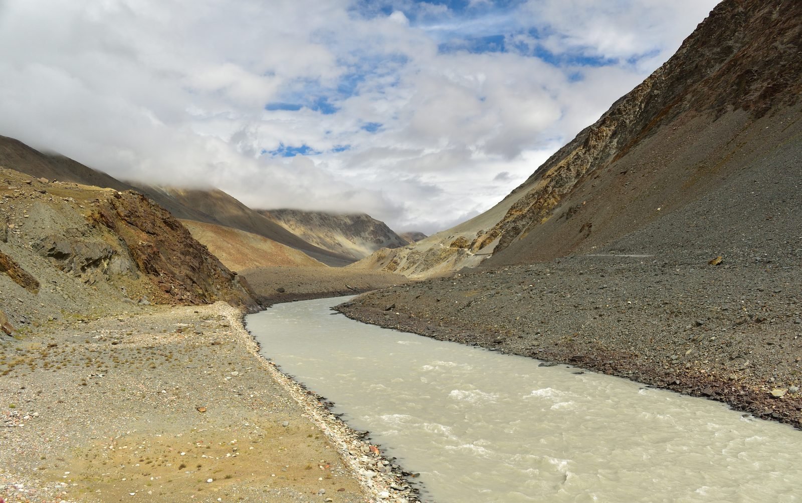 Chandra River near Sissu, Lahaul